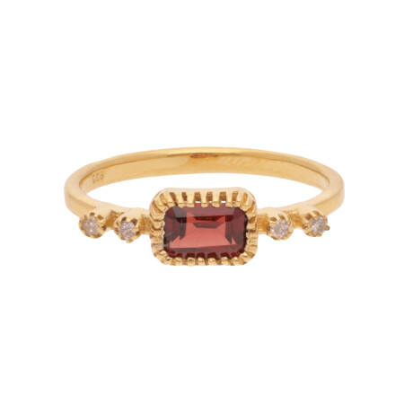 Anillo Karvik de plata 925 bañada en oro 18 K 0