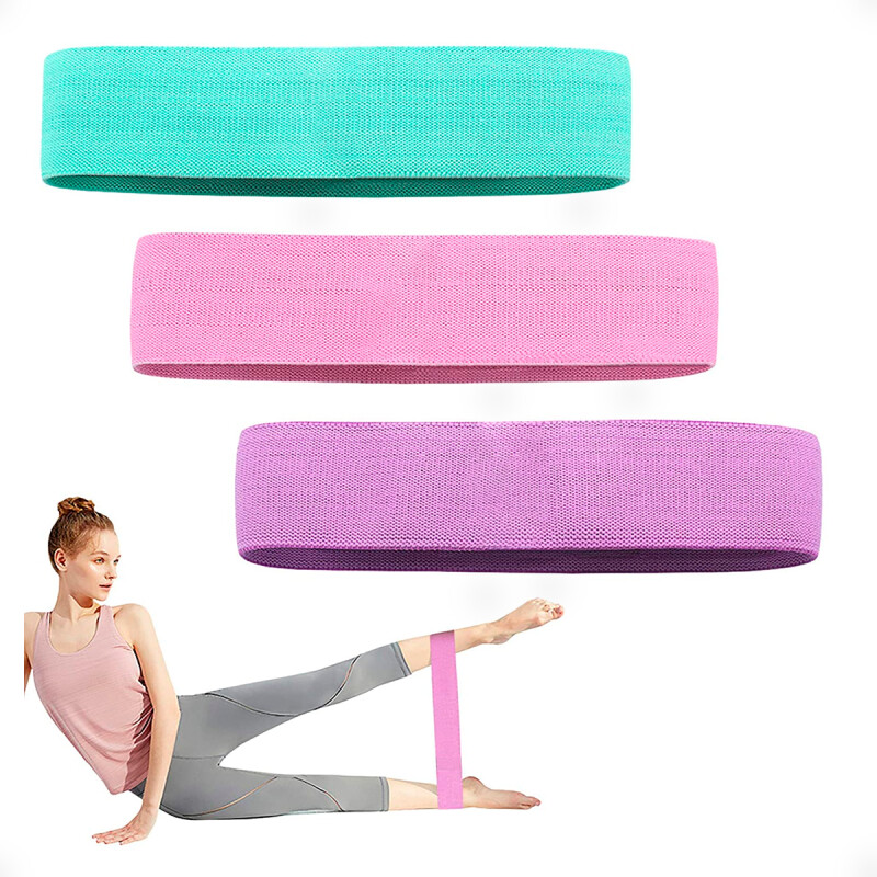 Bandas ElÃ¡sticas de Resistencia Fitness de Costura Reforzada Set de 3 Unidades Bandas ElÃ¡sticas de Resistencia Fitness de Costura Reforzada Set de 3 Unidades