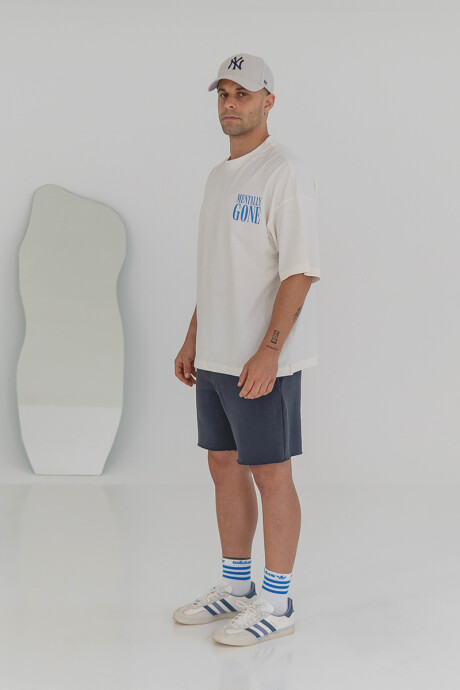 Remera Pulau Mentally Gone Blanco