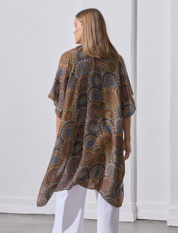 Kimono Printed MULTI/ANARANJADO
