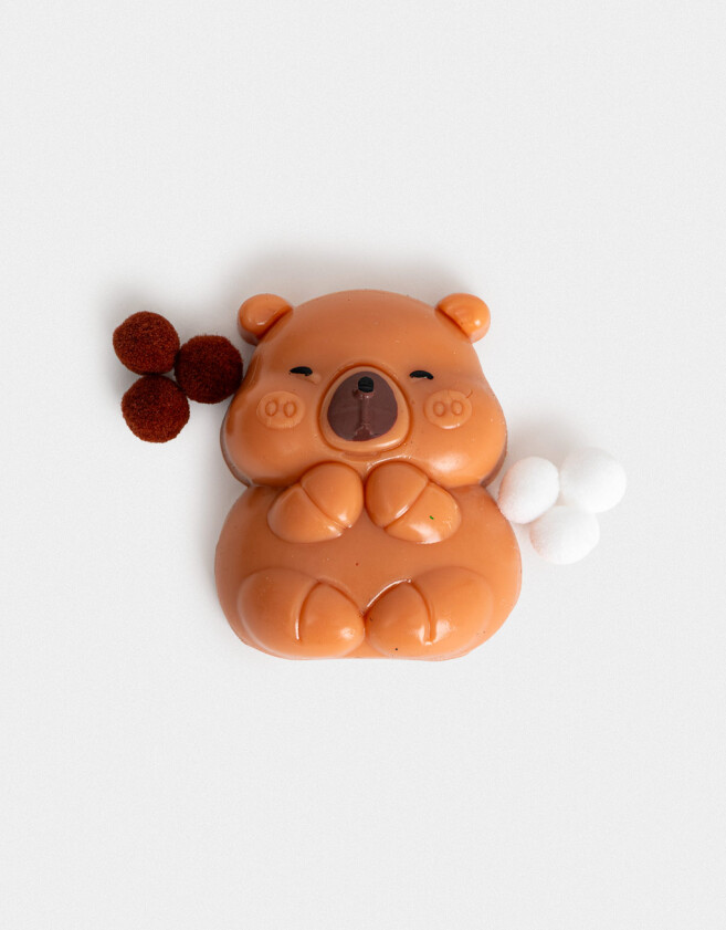 Lúdico Juguetes Mini Squishy En Forma De Capibara - Marron Medio