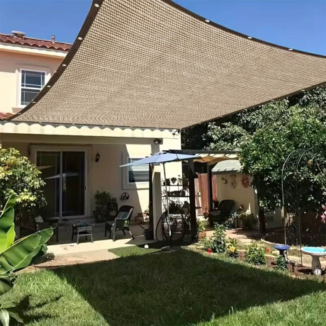 Toldo Malla Sombra Reforzada Exterior 3x4 Metros Beige