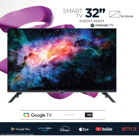 Smart TV Motorola 32 Full HD Google TV V01