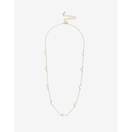 Collar Con Charm Floral Dorado