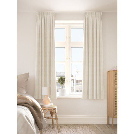 Cortina AUSTRA 1x140x175 terciopelo beige Beige