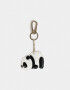 Llavero PU Llavero Y Charm Osito Panda De Pu - Combinacion Bicolor