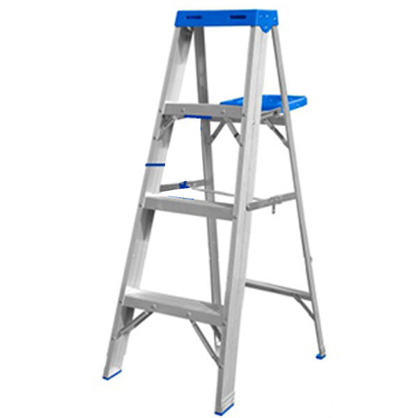 ESCALERA PINTOR 4 ESC 150KG CN BANDEJA SIMPLE ALUMINIO WADFOW ESCALERA PINTOR 4 ESC 150KG CN BANDEJA SIMPLE ALUMINIO WADFOW