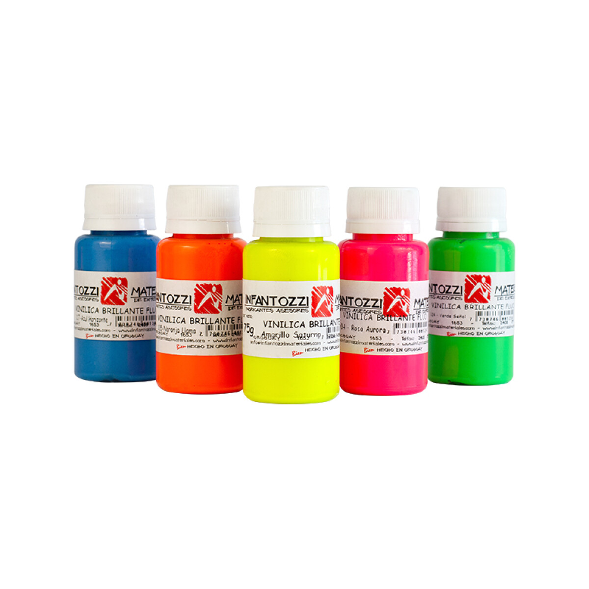 Pintura vinílica brillante flúo - 75 g 