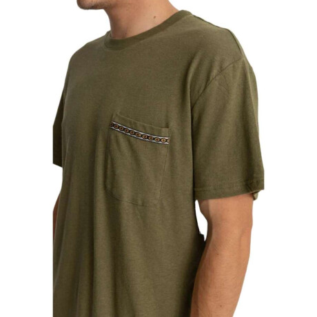 Remera Mc Rhythm Linen Ss TShirt Verde