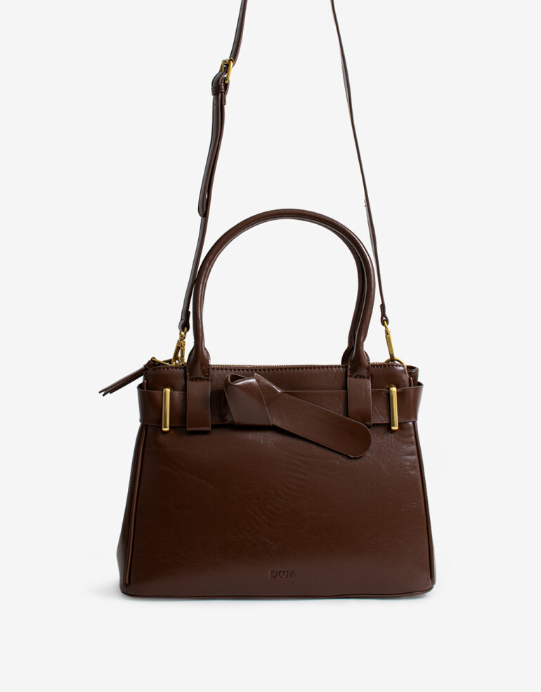 City Cartera City Chocolate - Marron Suela