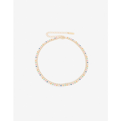 Choker Cadena Estrellas Dorado