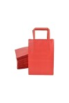 Pack x 50 - bolsa lisa 14x08x20 cm. ROJO