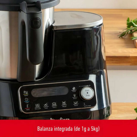 Robot De Cocina Moulinex Compacta 5 Programas 32 Funciones 3.6 Lts Negro