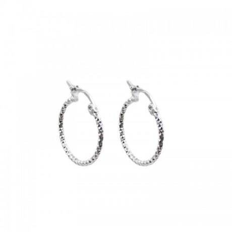 Par de aros de plata 925. Par de aros de plata 925.