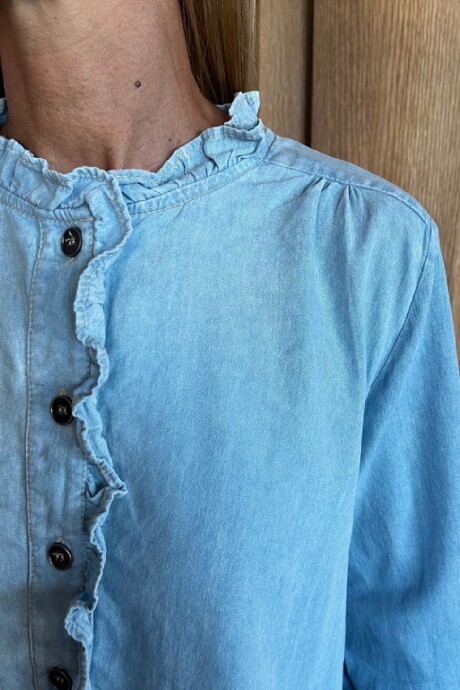 Blusa Sur Denim Celeste