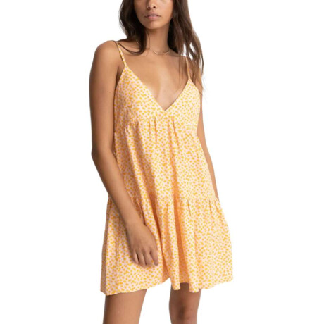 Vestido Rhythm Marley Floral Estampado Amarillo