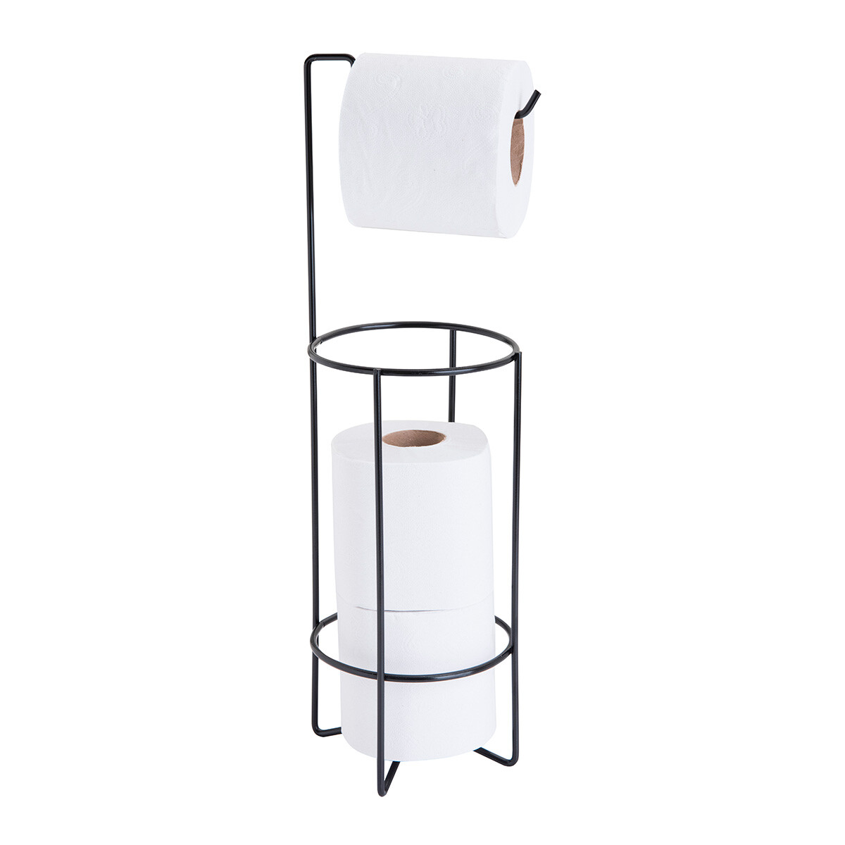 Porta rollo de papel higienico negro Martinazzo 