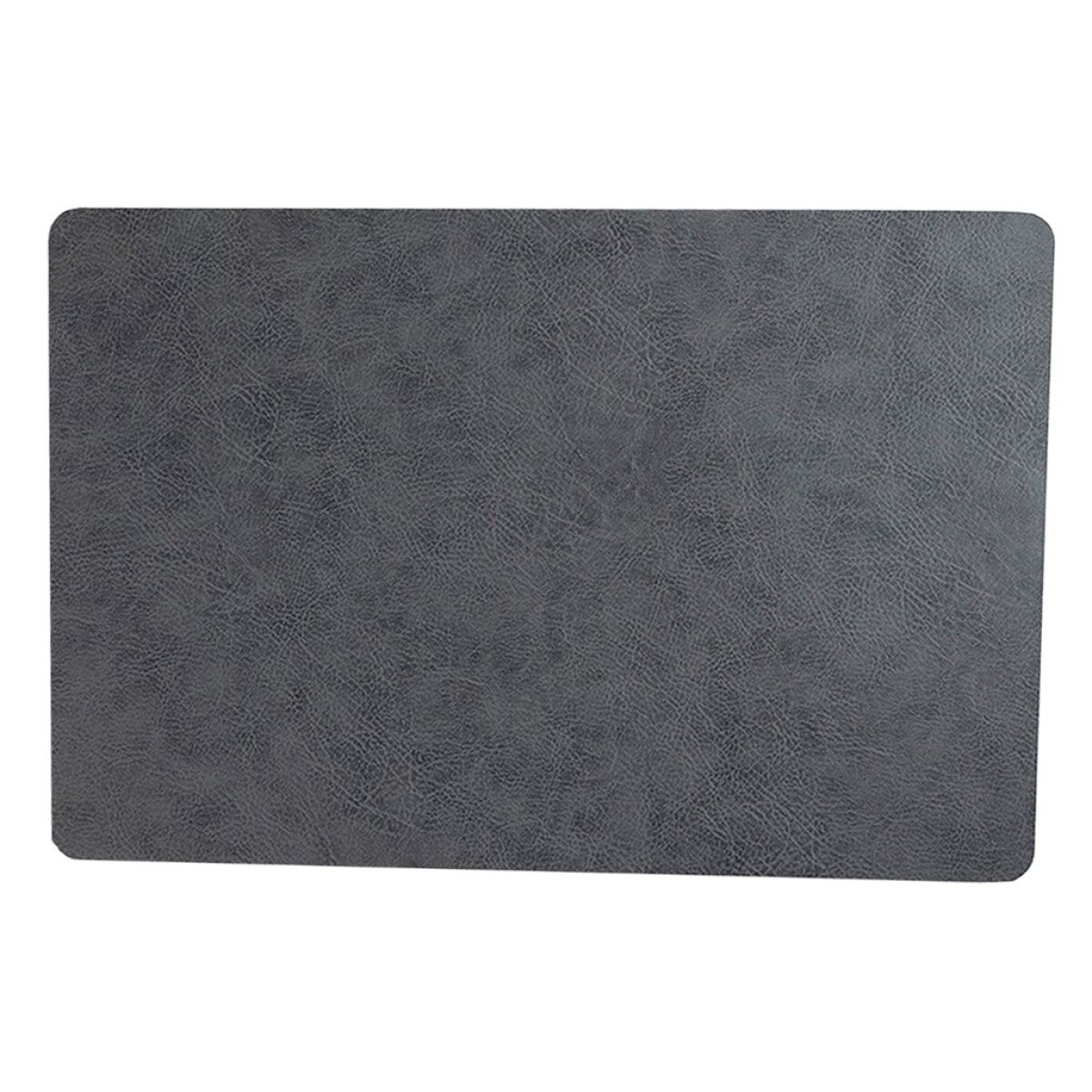 INDIVIDUAL PVC SIMIL CUERO 45x30CM GRIS OSCURO 