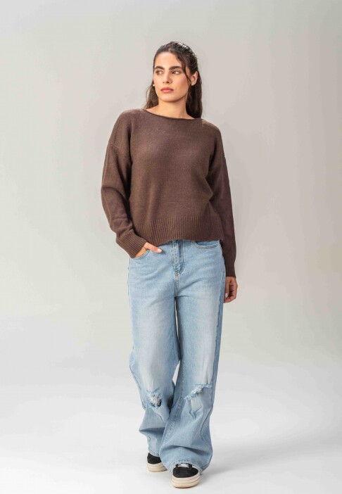 Sweater Presencia Chocolate