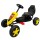 Auto Go Karting Pedal Infantil Cuatriciclo Carrera Amarillo