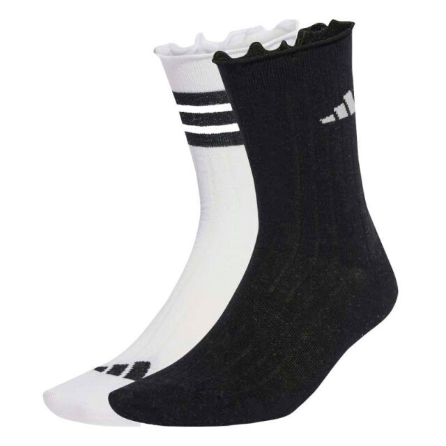 Medias de Mujer Adidas Glow Blanco - Negro - Gris