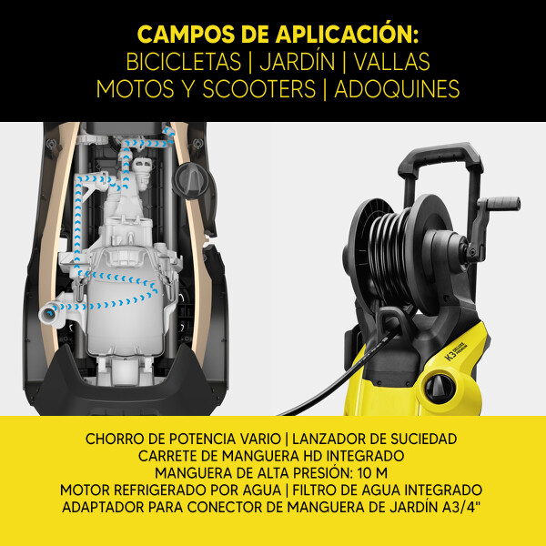 Hidrolavardora Kärcher K3 Deluxe Premium HIDROLAVADORA KARCHER K3 DELUXE 50309