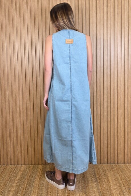 Vestido Formentera Denim celeste