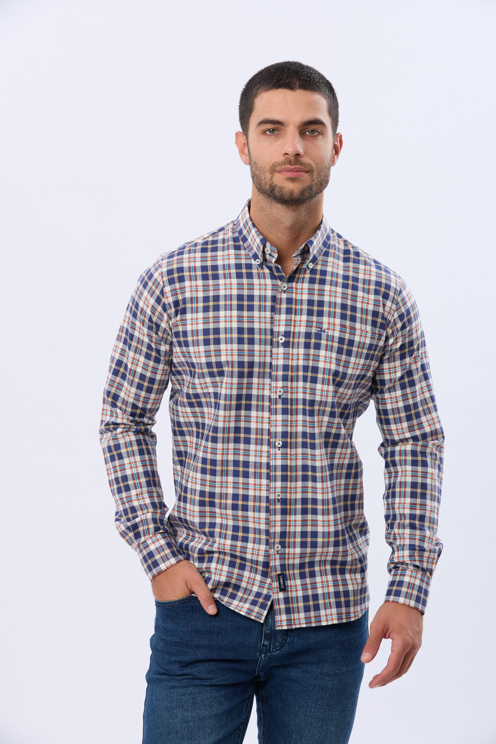 CAMISA SPORT A CUADROS Unico