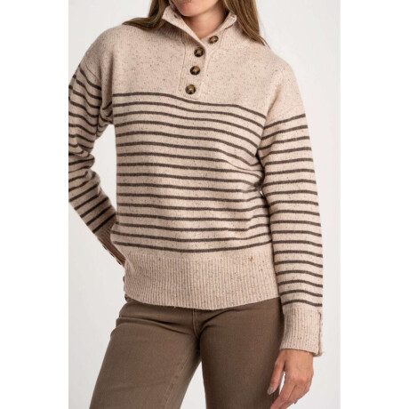 Sweater Lana Botones Verde