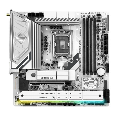 Mother Asrock B860M Steel Legend Lga 1851 Wifi 001