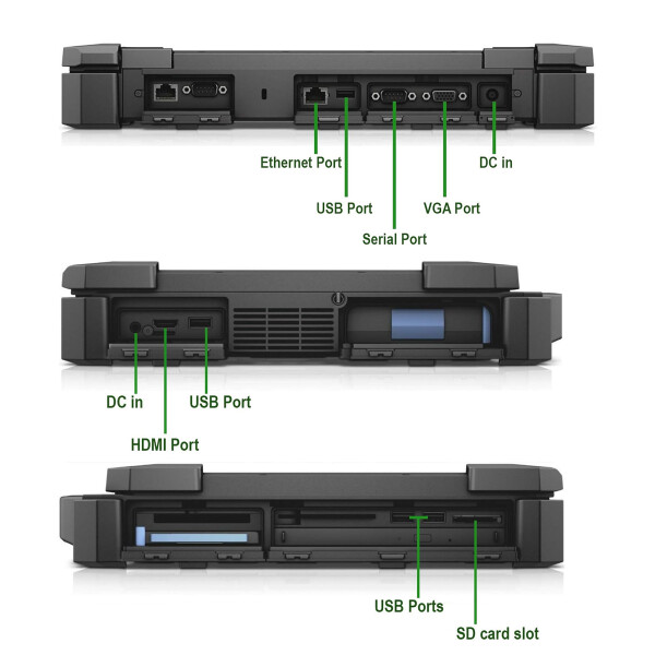 Notebook Dell Latitude 7404 I5/ 8 Gb Ram/ 256 Gb Ssd/ Táctil NOTEBOOK RFPL DELL RUGGED 7404 I5/8/256