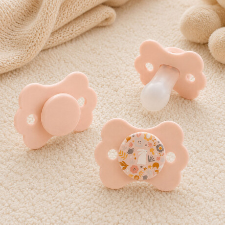 Chupetes Wonderland SX Pro 6-18m Silicona Fisiológico X2 Rosa