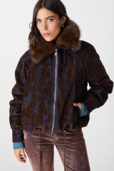 Campera Earth Chocolate/Azul