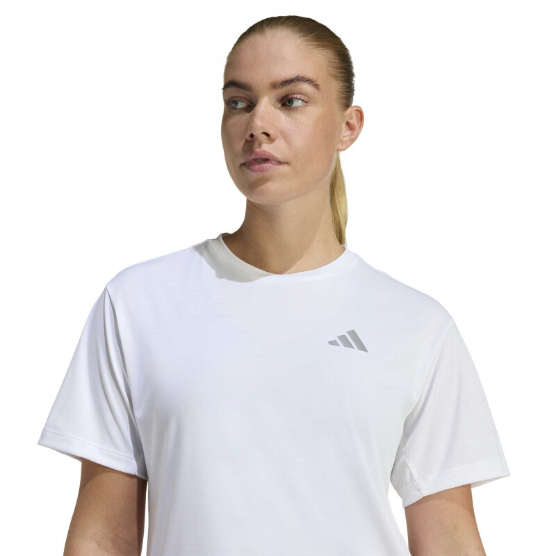Remera Adidas RUN ESS TEE W Mujer KA0226 Blanco
