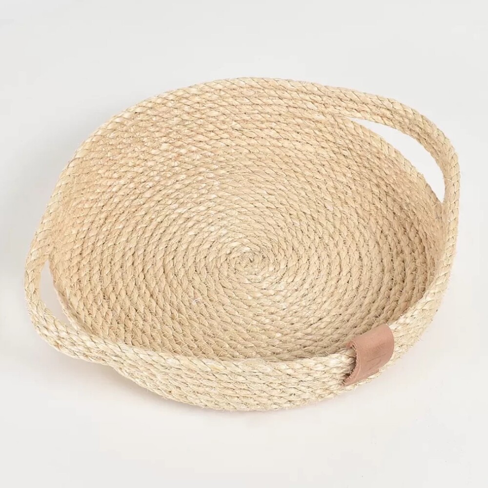 Bandeja de Fibra Natural Yute 24 cm Diam