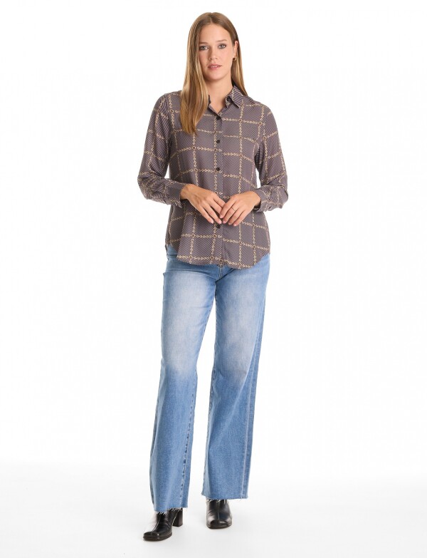 Camisa Printed GRIS/MULTI