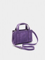 Bolso Tote Con Hebilla violeta