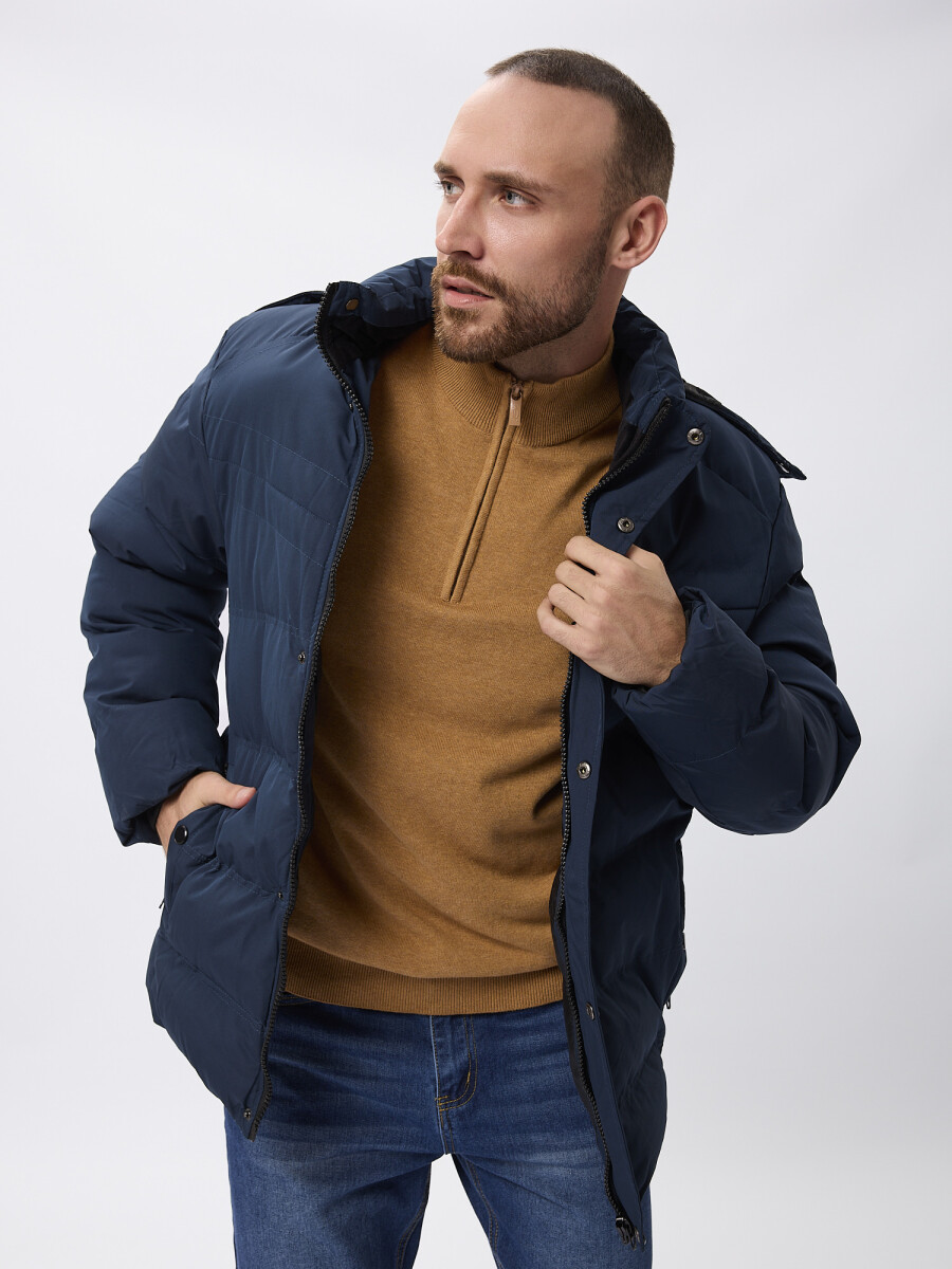 Campera nylon Glacier - azul marino 