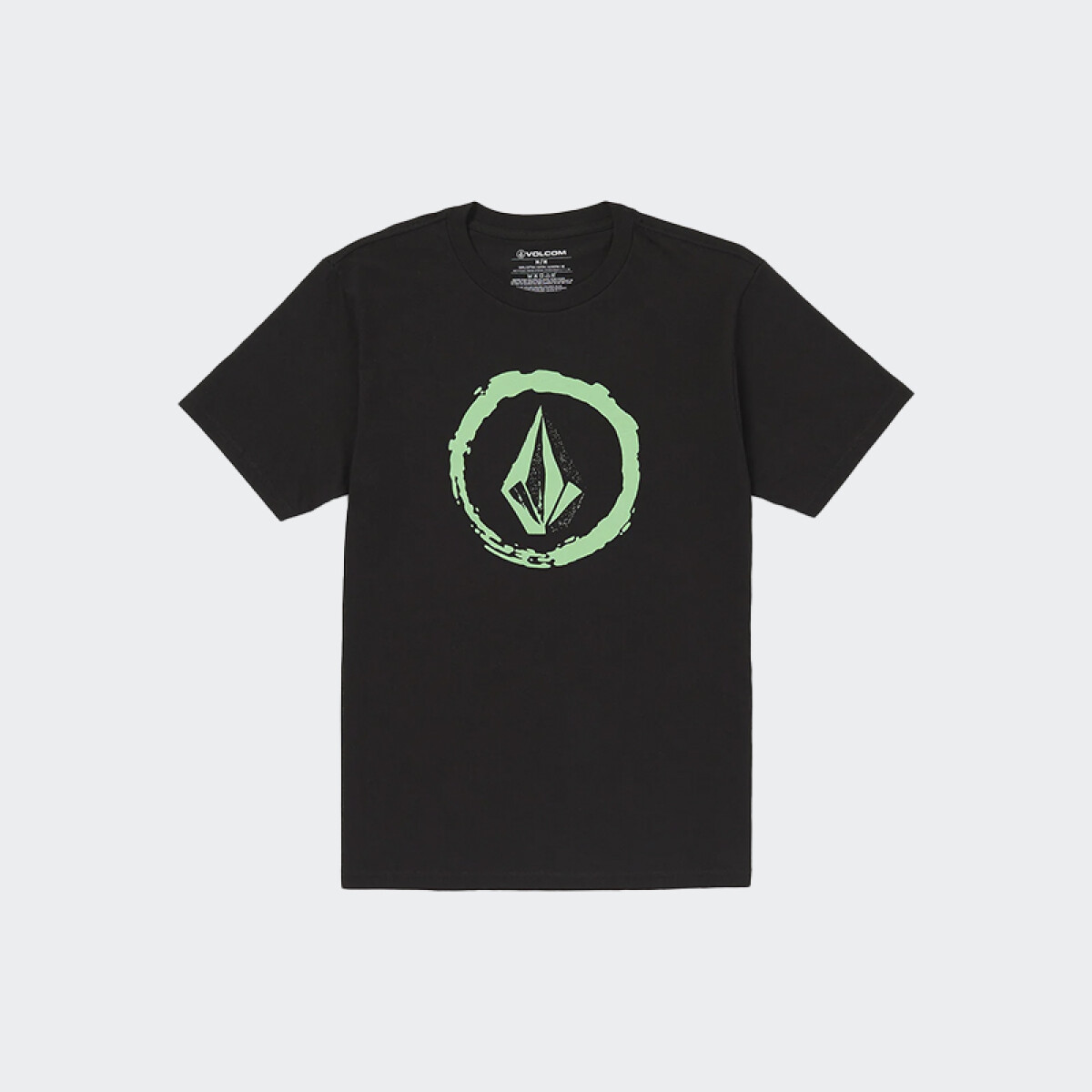 Remera Volcom Circle Stone - Negro 