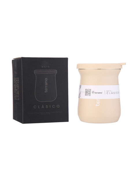Mate Acero Inox. Camionero Taupe