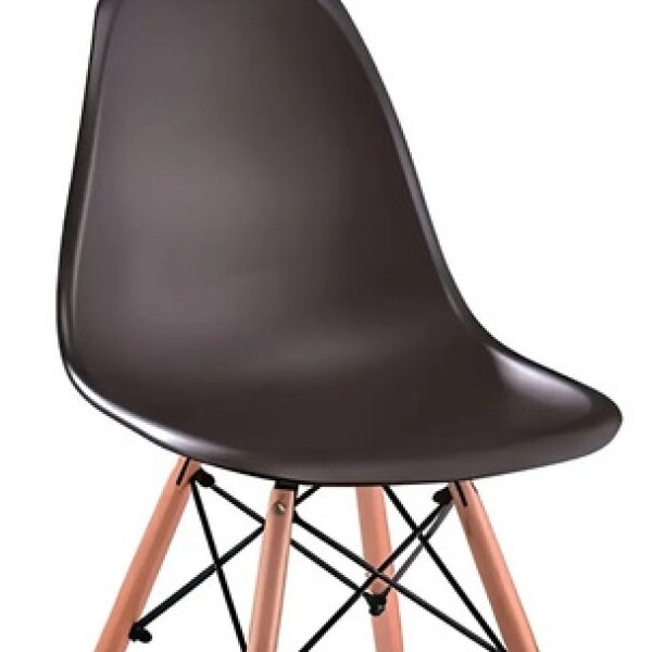 Silla Comedor Cocina Eames Muy Reforzada Premium Nórdica Negro 1