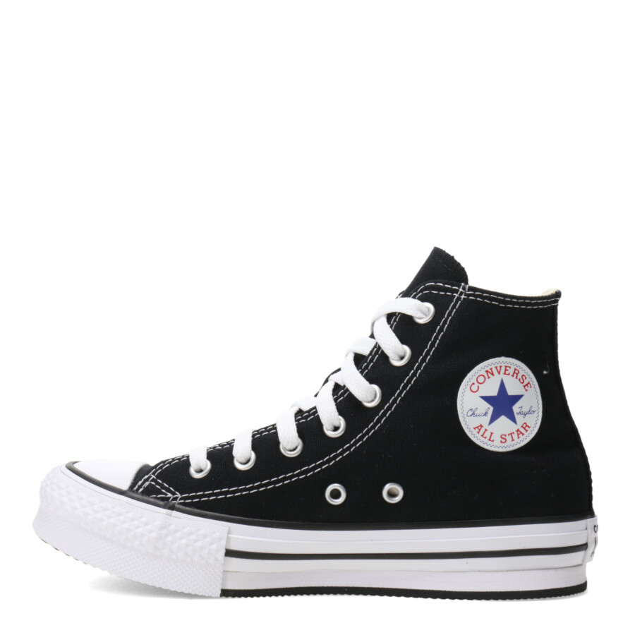 Championes Infantiles Converse Ctas Eva Lift HI Black-White