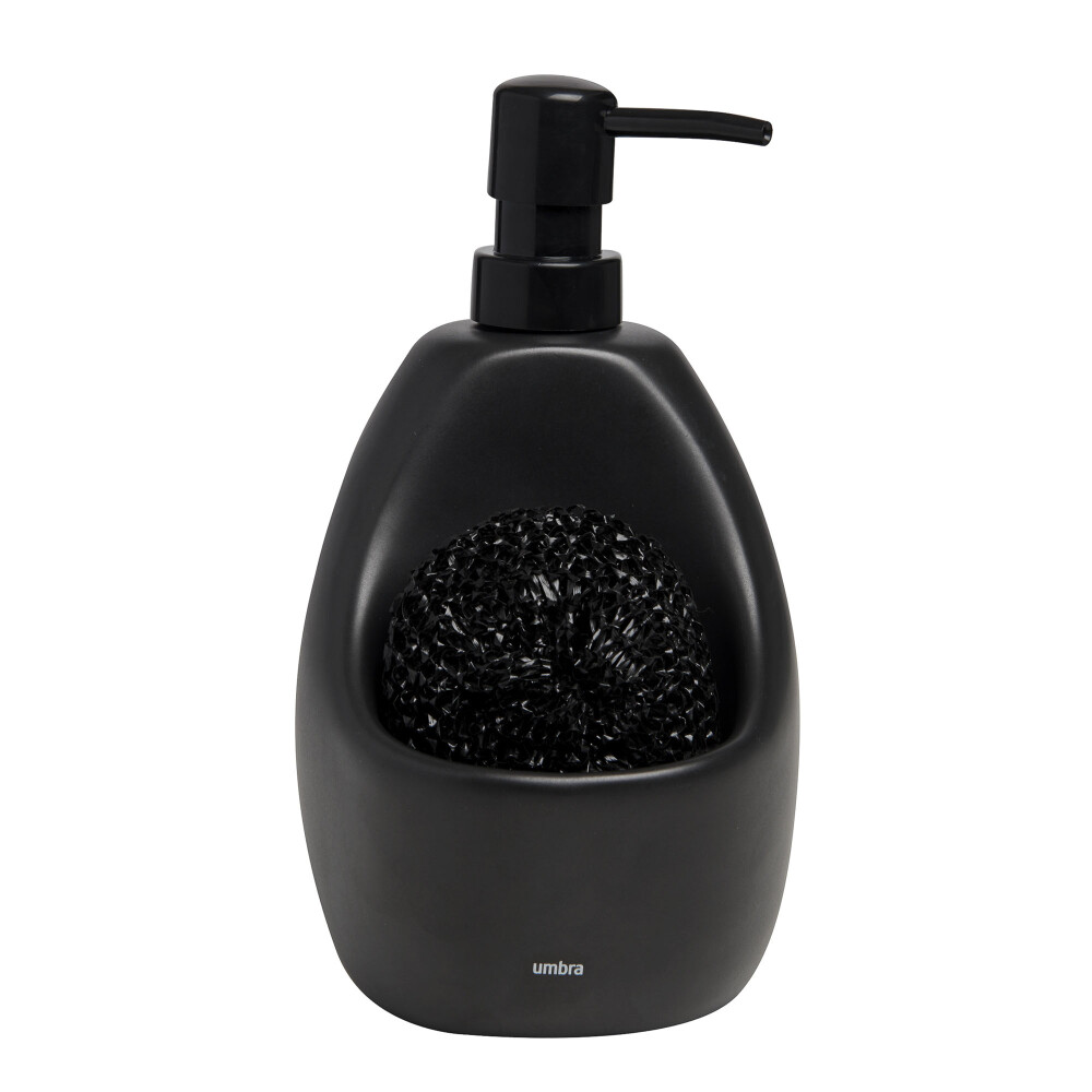 DISPENSADOR JABONERA POLIPROPILENO NEGRO JOEY