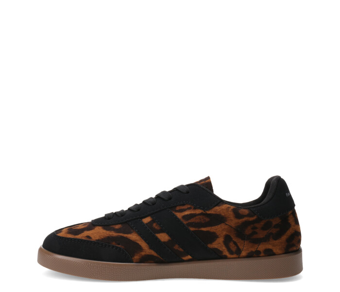 Deportivo BEL acordonado con rayas Animal Print