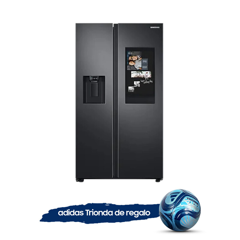 Heladera Samsung Side by Side 634L Family Hub Negra con Dispensador RS58T5561B1 Heladera Samsung Side by Side 634L Family Hub Negra con Dispensador RS58T5561B1