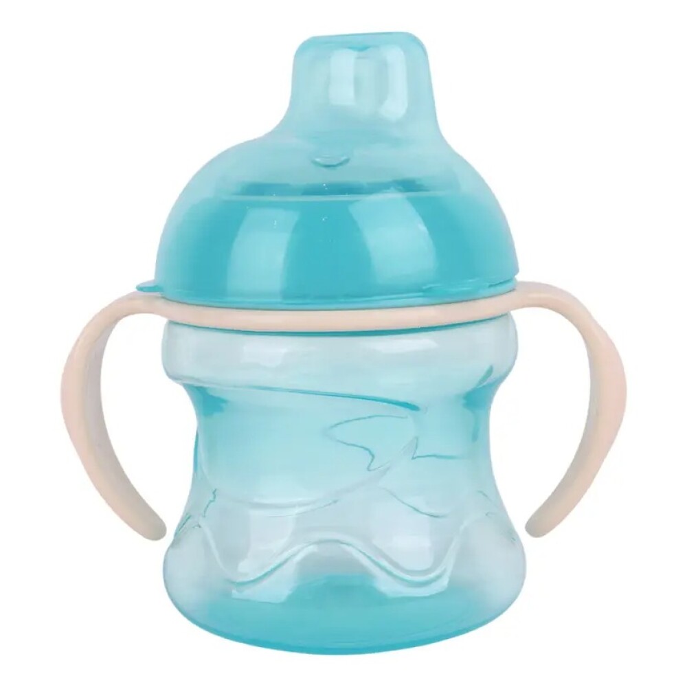 Vaso mumlove 6m+ boquilla silicona verde agua