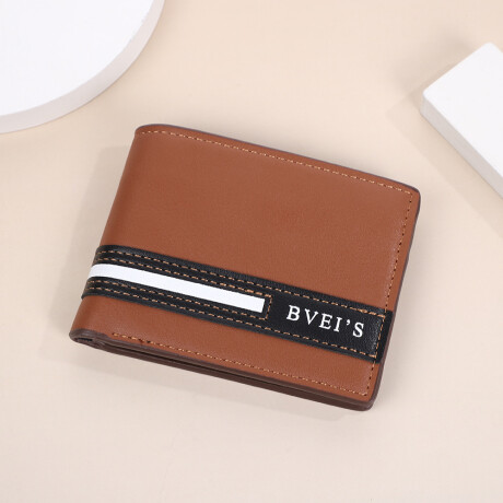 Billetera Masculina Clásica Bvei`s Marrón Claro