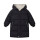 Campera Parka Uzspace Con Capucha Invierno Infantil Niño Niña Negro