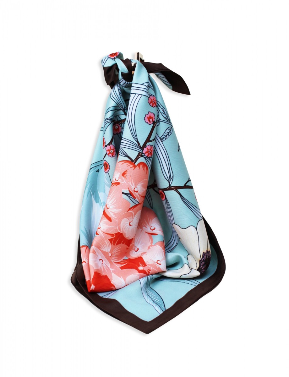 Pashmina Flores - Verde/multi 