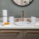 Porta Cepillo Con Tapa BLANCO